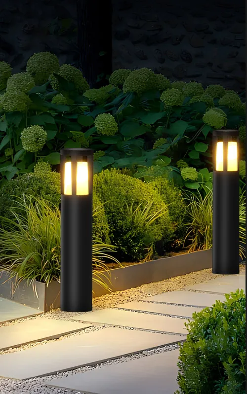 Hollow Out Patio Garden Solar Flame Lights