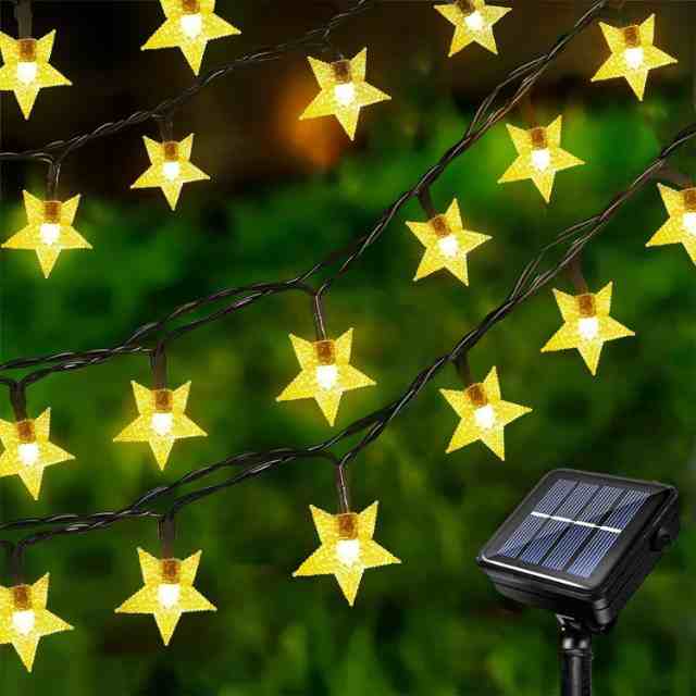 Twinkle Star 50 LEDowe łańcuchy świetlne na energię słoneczną