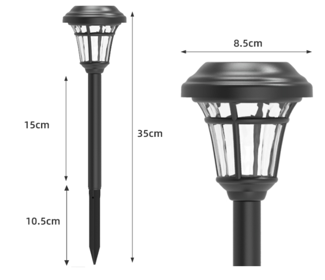 Wodoodporne lampy ogrodowe na energię słoneczną